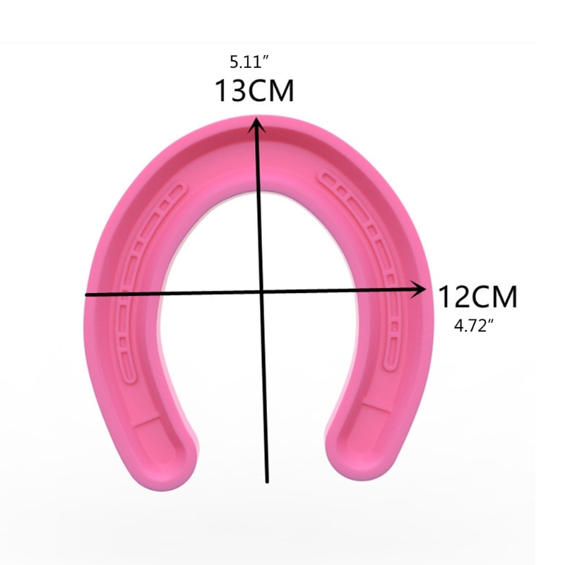 Handmade Horseshoe Shape Ornaments Epoxy Resin Mold Cake Decorating Tools Silicone Mould DIY Crafts Jewelry Ornaments