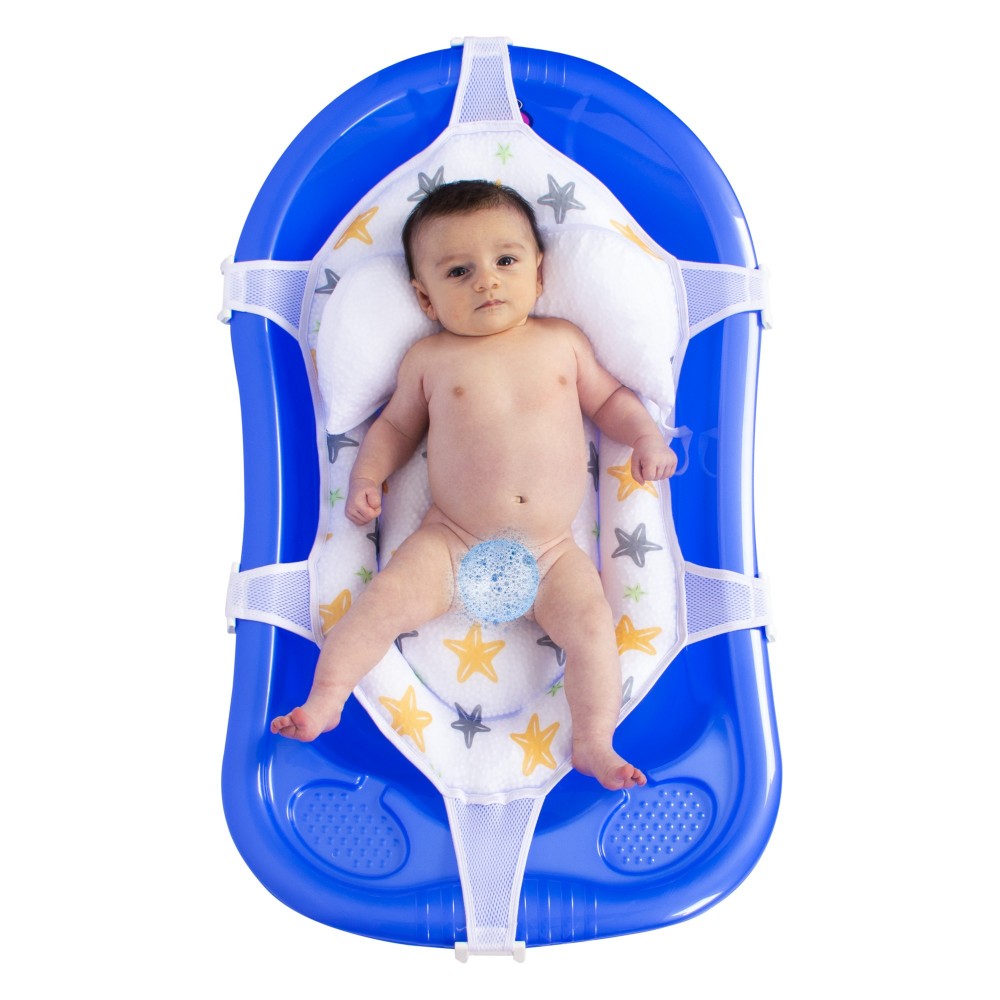 Star patterned baby bath net