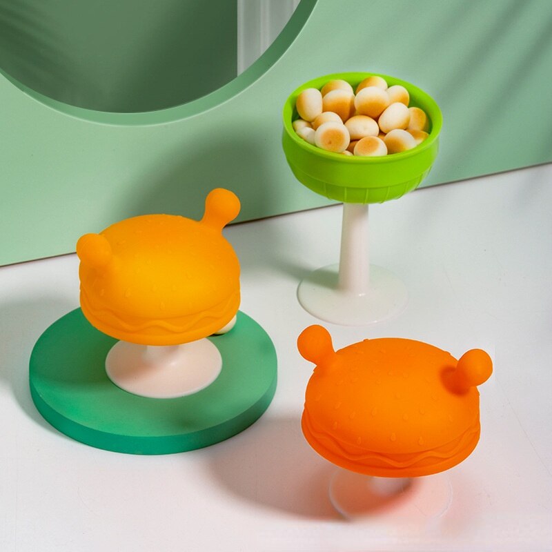 Baby Mushroom Teether Molar Anti-eat Hand Chewer Silicone Pacifier Teether