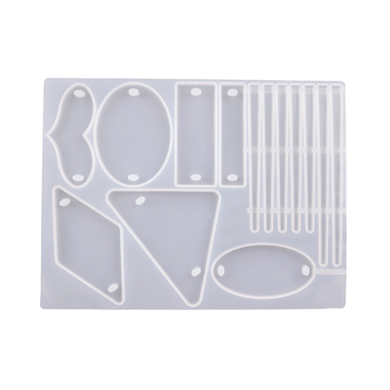 Q81D Chopstick Hair Stick Mold Jewelry Casting Mold Headwear Clip Clear Epoxy Mold DIY Handmade Craft Jewelry Making Crafts