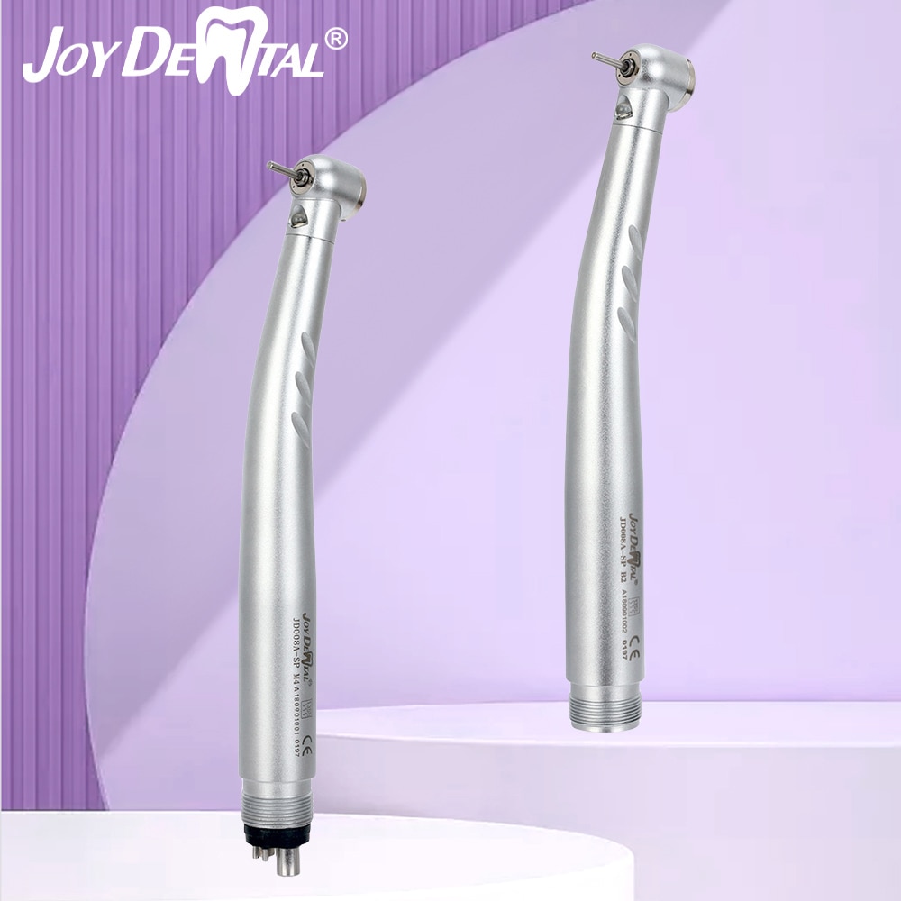 JOY DENTAL E-generator LED High Speed Handpiece Standard Push Button 3-Way Water Spray 2/4 Holes