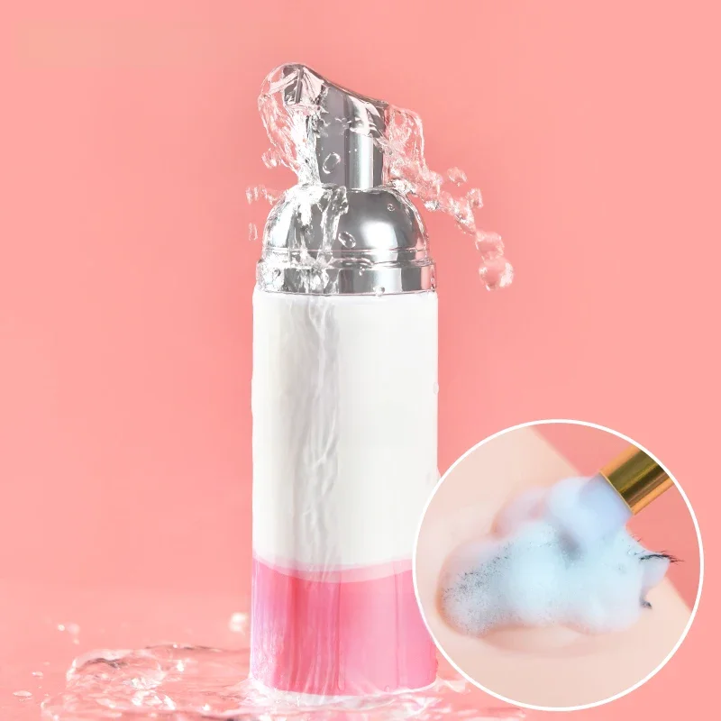 Eyelash Extension High Quality 60ml Eyelash Shampoo Gentle Cleansing Mosse Transparent Gentle Eyalsh