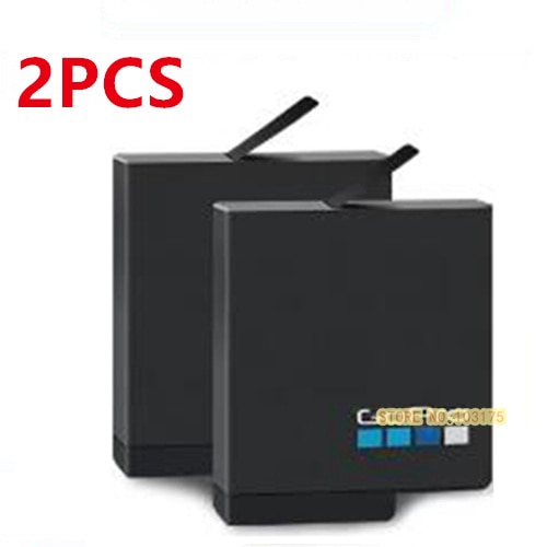 2PCS 100% Original Dual Battery Rechargeable Battery For GoPro Hero 7 6 5 HERO7 Black / HERO6 Black / HERO5 Black Camera