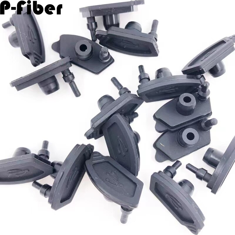100pcs Headlamp silicone plug waterproof plug charging port DC power socket dust-proof rubber USB port free shipping