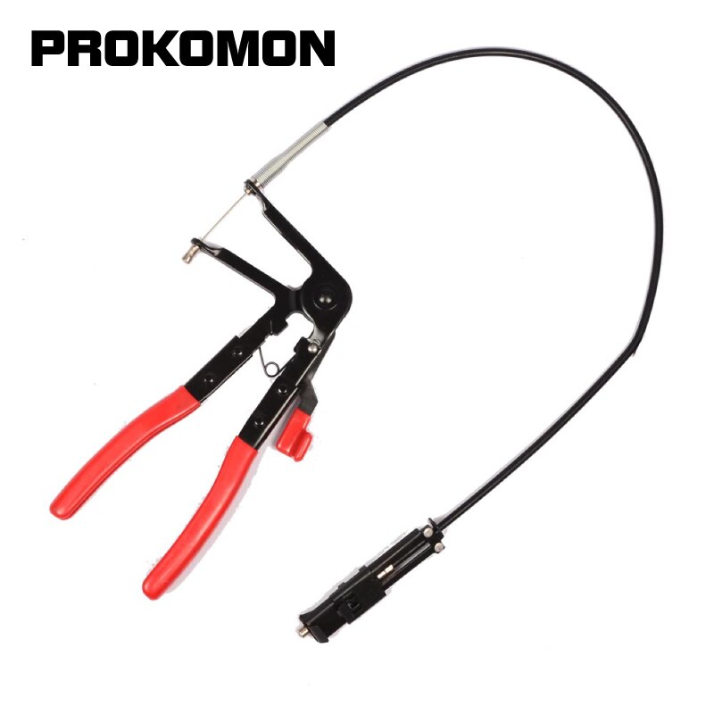 Prokomon 24'' Flexible Hose Clamp Plier Wire Long Reach Compatible for Car Truck Fuel Oil Water Pipe Repair Tool