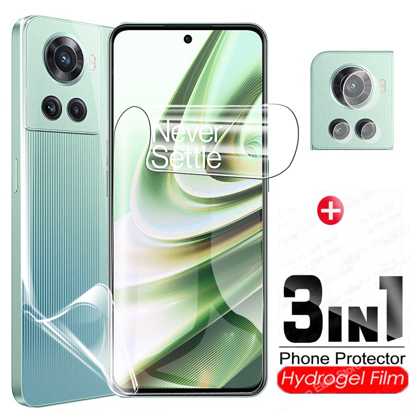 3 in 1 Hydrogel Film For OnePlus 10R 150W Full Cover Screen Protector Film For one+ 10R 10 R ACE Protective Film Not Glass
