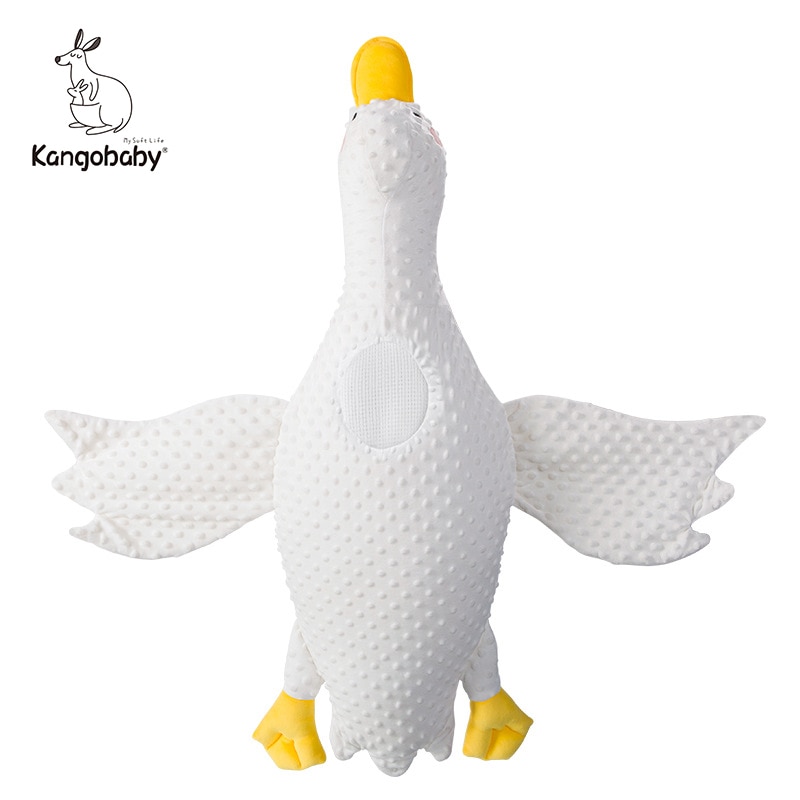 Kangobaby #My Soft Life# Big White Goose Newborn Exhaust Anti-suffocation Comfort Pillow Baby Anti-flatulence Sleep Mat