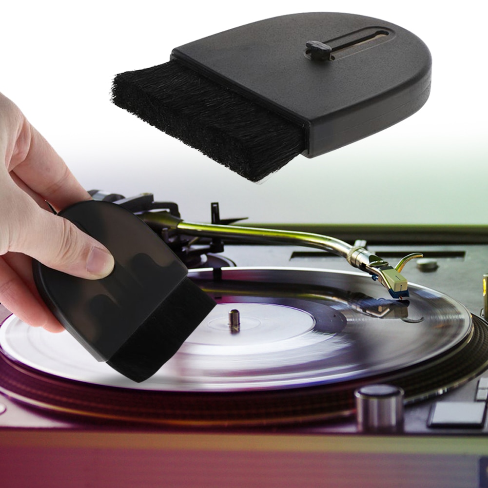 1PC Cleaning Brush Turntable LP Vinyl Player Record Anti-static Cleaner Dust Remover Accessory Suit for Cd Player Turntable