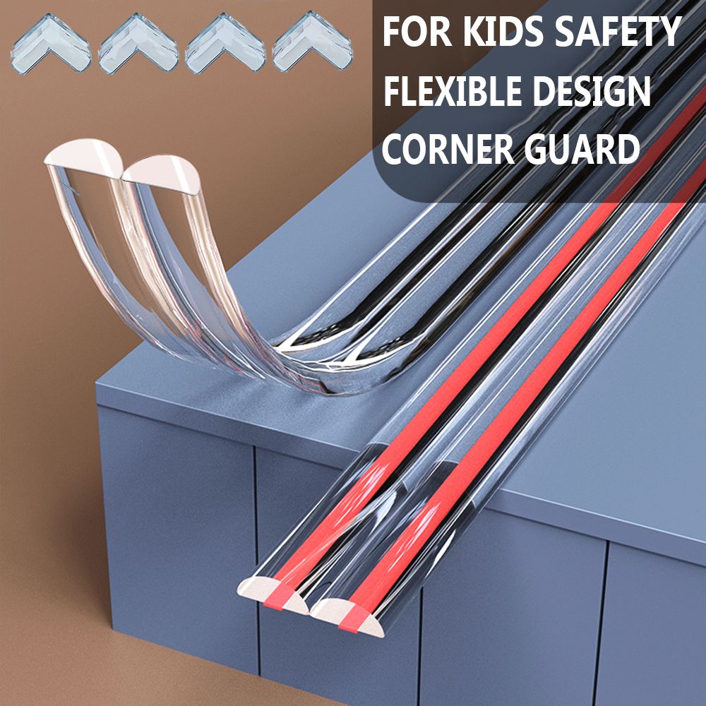 Baby Safety Collision Proof Transparent Kids Strip Furniture Corner Protector Desk Bumper Table Edge Guard