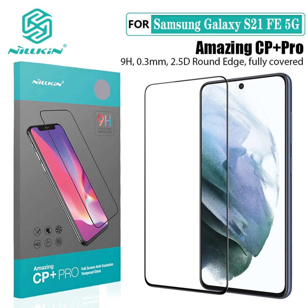 For Samsung Galaxy S21 FE 5G Glass Screen Protector Nillkin Amazing CP+ Pro H /H+Pro Tempered Glass For Samsung S21 FE 5G Film
