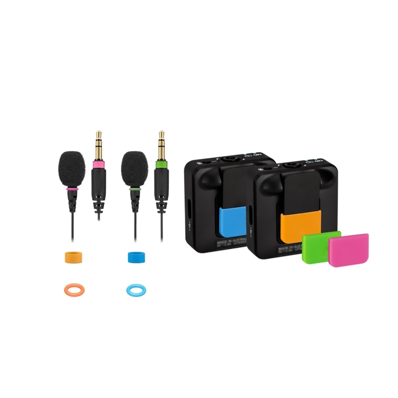 Multi-Colored Mic ID Rings Cable Rings Compatible with Wireless GO & Lavaliers Color-coded Identification Accessories