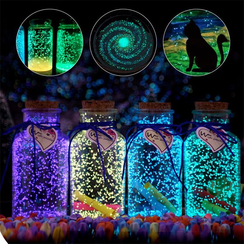 10g Luminous Glow In The Dark Sand Glitter Filler For Epoxy Resin Silicone Shaker Mould Mold DIY Craft Jewellery Making Supplies