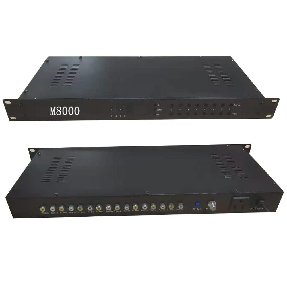 8-way agile modulator CATV analog front end AV to RF