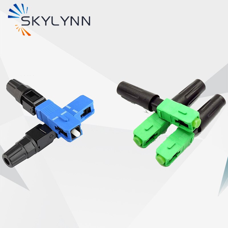 1000 Pcs/Carton Whole Sale Single Mode SC/UPC SC/APC Optical Fiber Fast Connector For FTTH