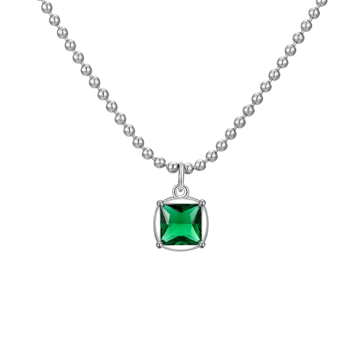 STN7 Pendant Necklace Artificial Gems Alloy Rattan Vintage Women Necklaces for Lady Girls Waterdrop Stone Necklace