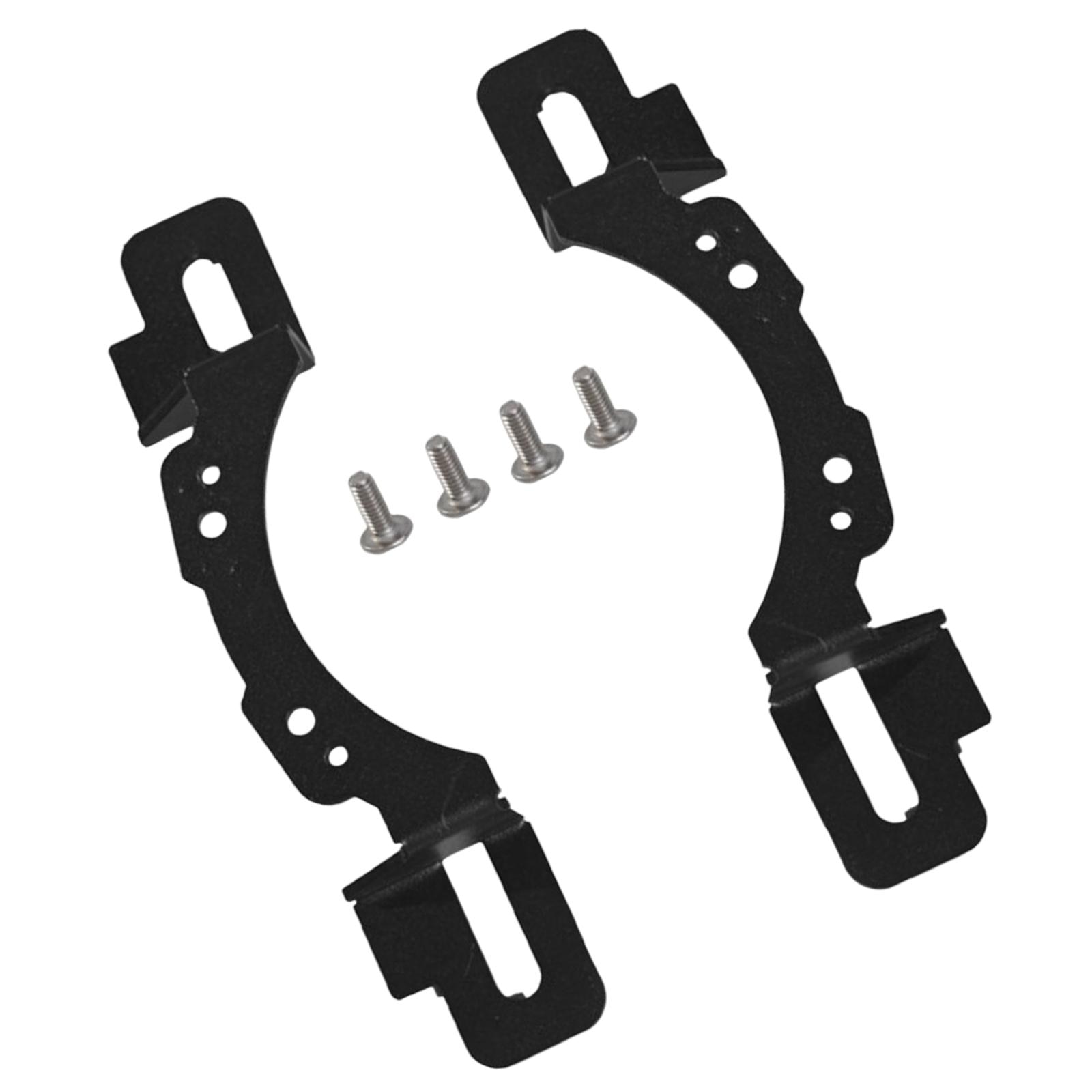 2Pcs Front Bumper Fog Light Brackets Fit for JK Wrangler 10TH Anniversary Editions Black