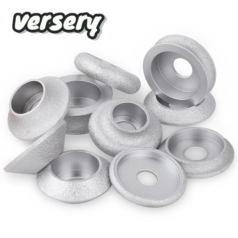 Free Shipping 75mm Vacuum Brazed Diamond Hand Profile Wheel Bore 22mm Dry Or Wet Grinding Disc For