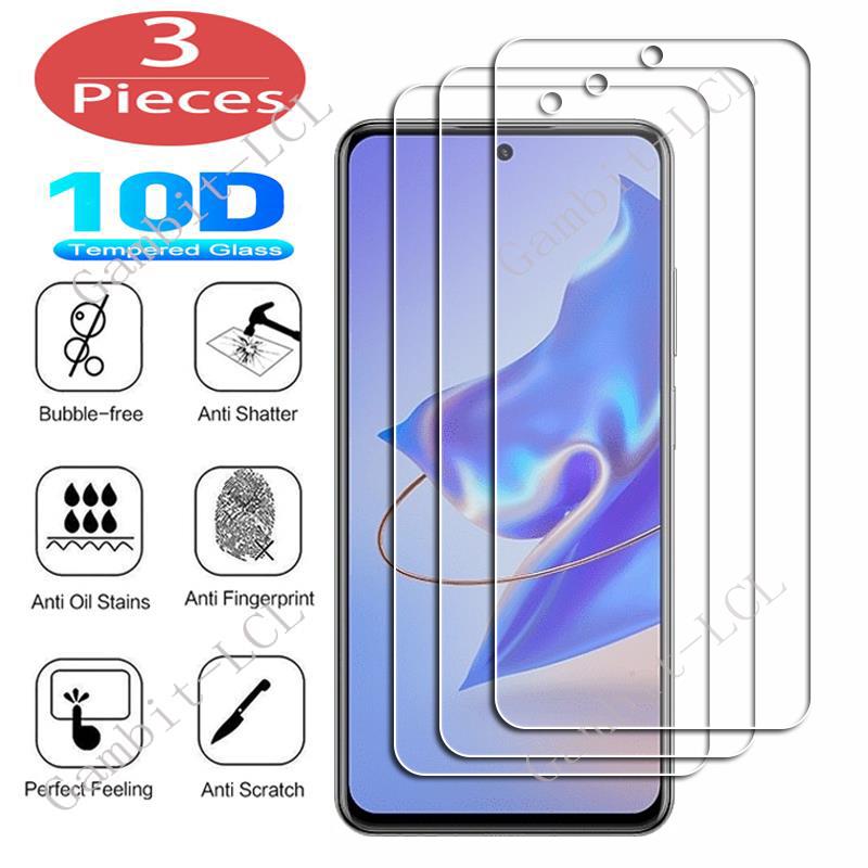 3Pcs Tempered Glass For ZTE Blade A52 A72 4G 5G V40 Pro V30 Vita A3 Joy Plus A31 Lite A51 A71 A7P Screen Protector Cover Film