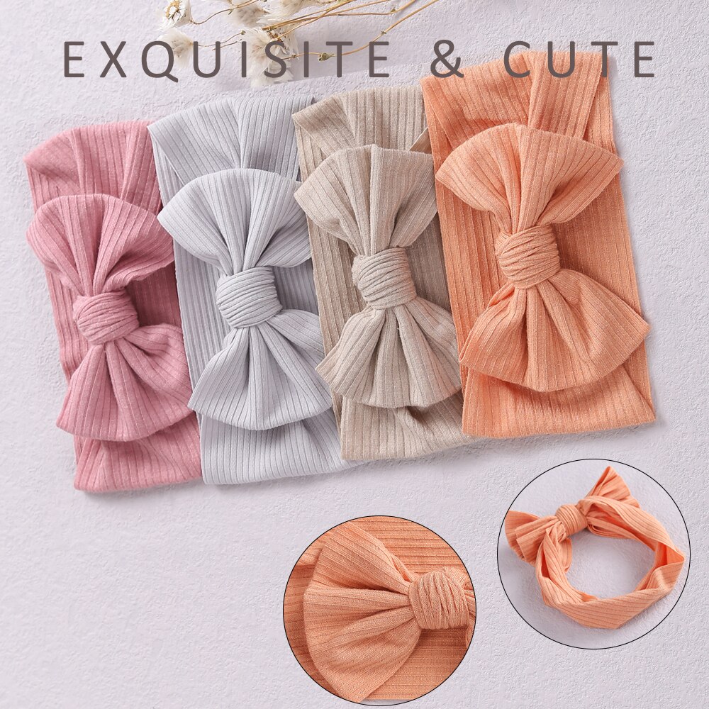 1Pcs Kid Baby Headwrap Baby Girl Headband Solid Color Hair Band Toddler Turban Photography Supplies Birth Gift Hair Accessories