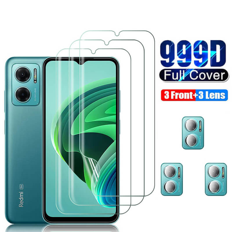 6IN1 Hydrogel Film For Xiaomi Redmi Note 11E Protective Glass Camera Lens For Xaomi Xiomi Redm Note 11 Pro Plus Screen Protector