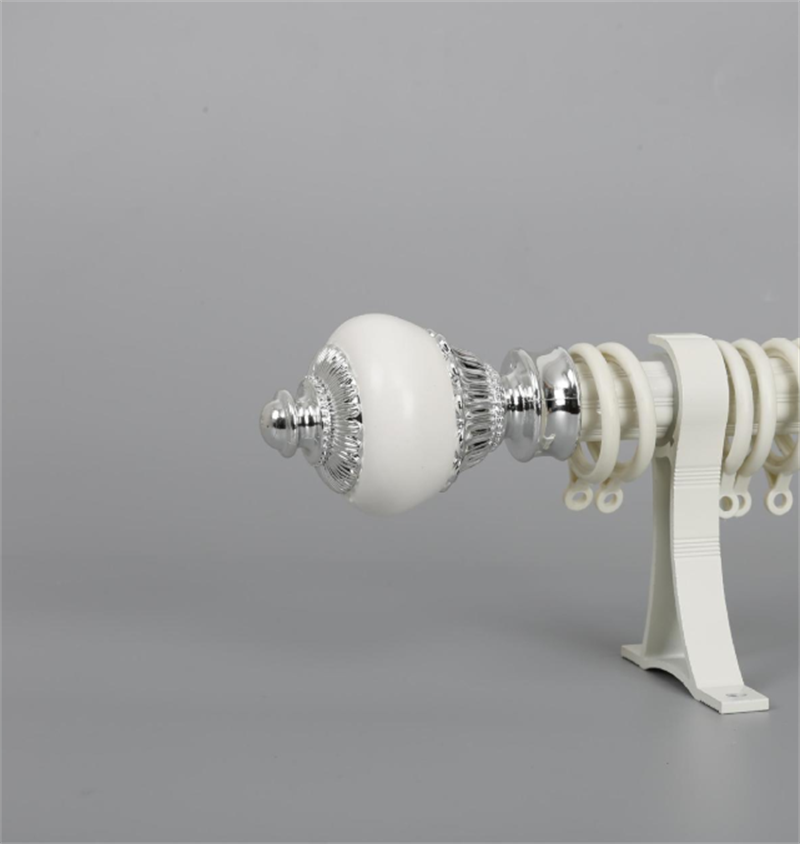 Curtain Rod Head Ornament Roman Rod Decorative Head Plug Seal Cover Roman Head