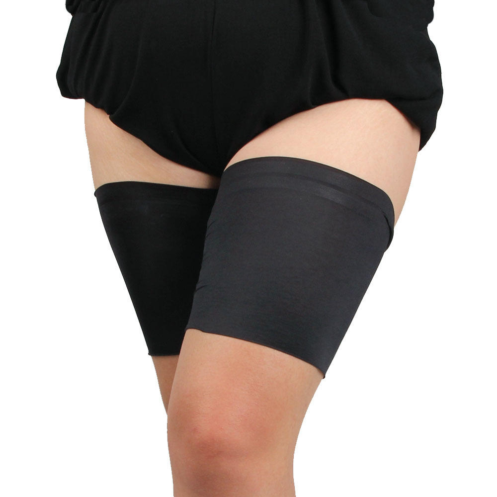 Women Anti Chafing Thigh Bands Summer Sexy Leg Warmers Silicone Anti Slip Thigh Leg Bands Sports Legwarmers Plus Size 2Pcs/set
