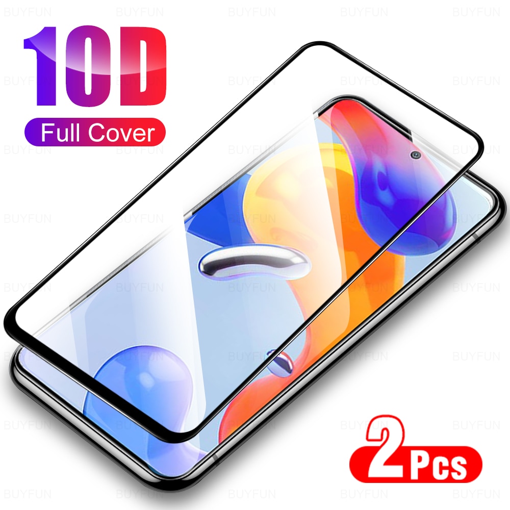 2 Pcs Protective Glass for Xiaomi Redmi Note 11 Pro Plus 5G Screen Protector Tempered Glass for Note 11E 11T Pro 11S 5G Film