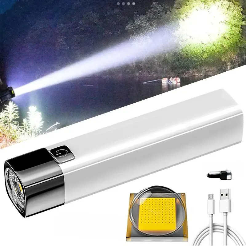 Mini Portable Super Bright LED Flashlight Household Long Range Outdoor Waterproof Lighting Strong