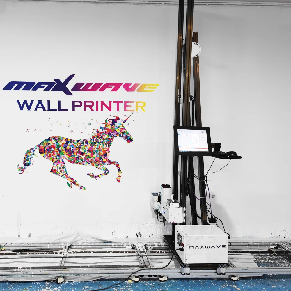 2 Years Warranty Epson DX7/dx10/tx800 Double Nozzle 3d Drawing Wall Painting Printing Machine Wall Mural Printer