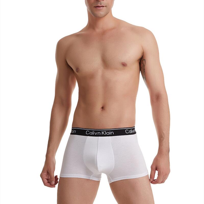 May Love You Ice Silk Men's Boxer Letters Printing Underpants Comfortable Boxer Male Stretch Shorts Boys Underwear Men Ling