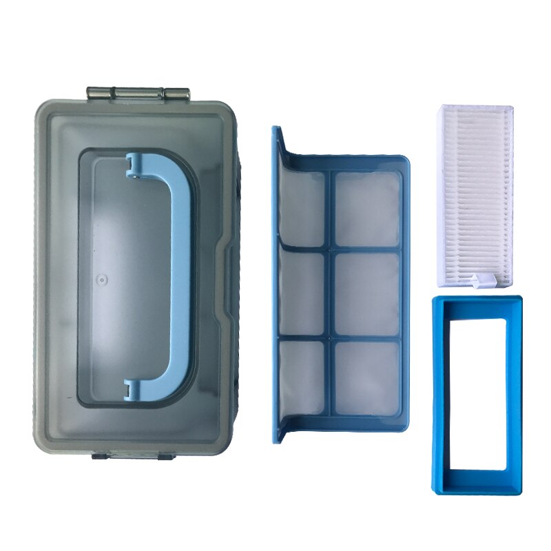 Robot Vacuum Cleaner Dust Box HEPA Filter Frame Pre Filter Net for Lefant C200a Robotic Vacuum Cleaner Spare Part Accessories