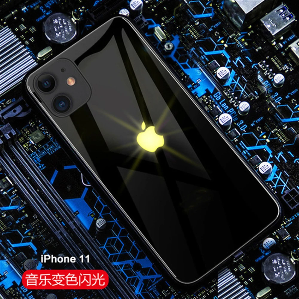 2022 Call LED Flash Lighting Phone Case For iPhone 11 Pro 8 7 6 6s Plus XS Max XR X SE 2020 Back