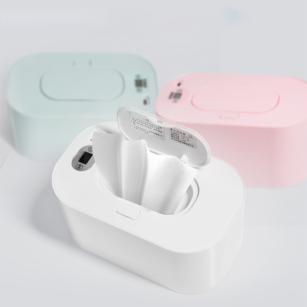 Baby Wipe Warmer Wet Towel Dispenser Wipes Dispenser Heater Napkin Heating Box Home/Car Use Mini Wipe Warmer Case