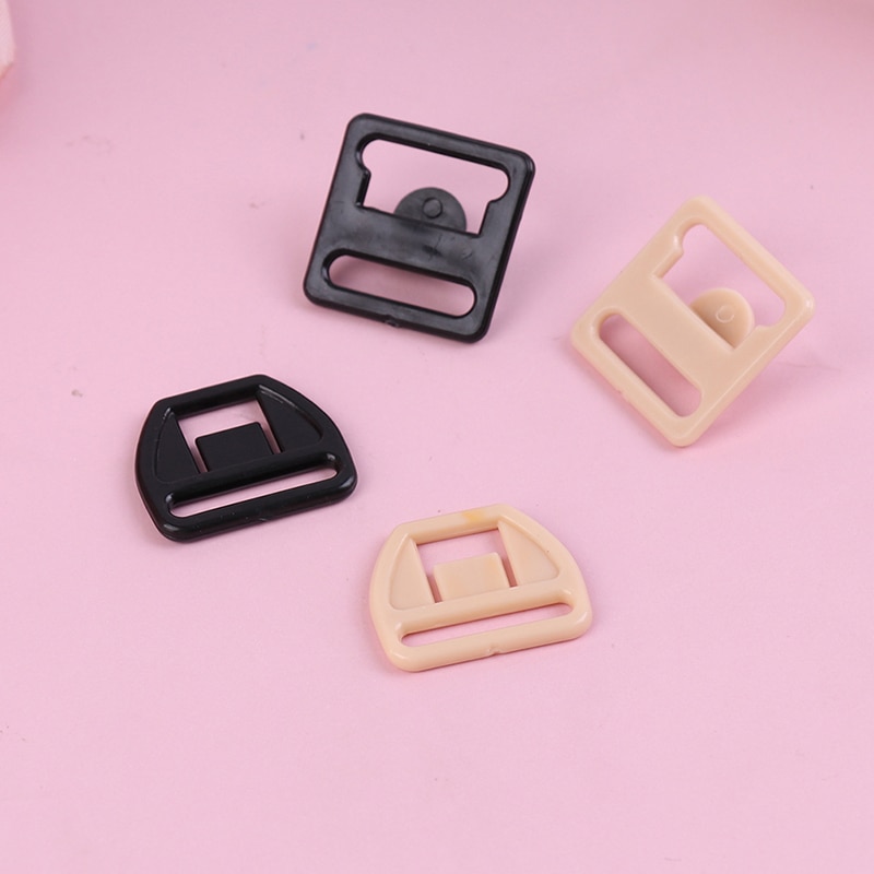 10 Pairs 16/19mm Plastic Bra Buckles Nursing Clip Maternity Clasp DIY Sewing Underwear Clothing Accessories