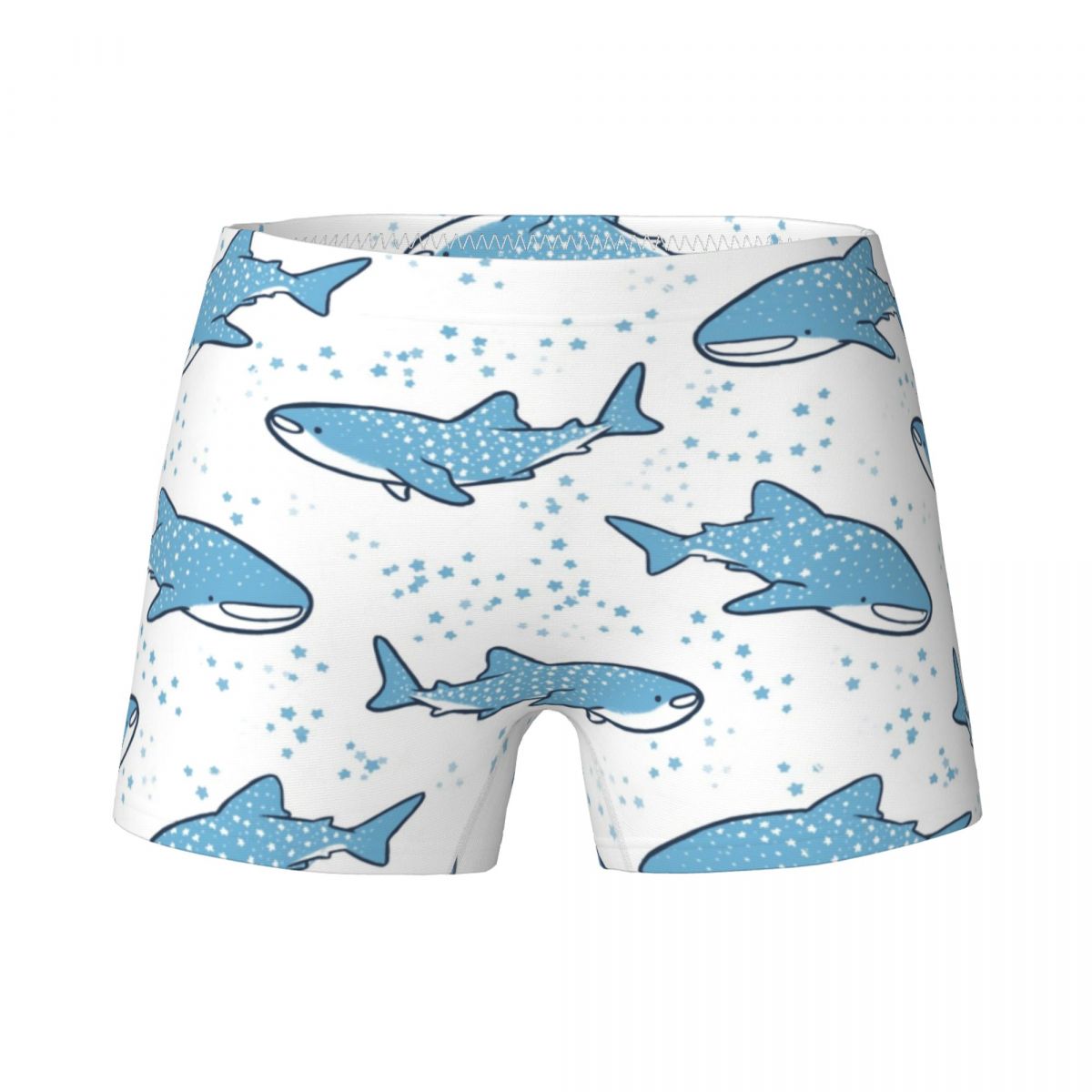 Girls Starry Whale Sharks Cotton Panties New Ocean Blue Sea Girls' Underwear