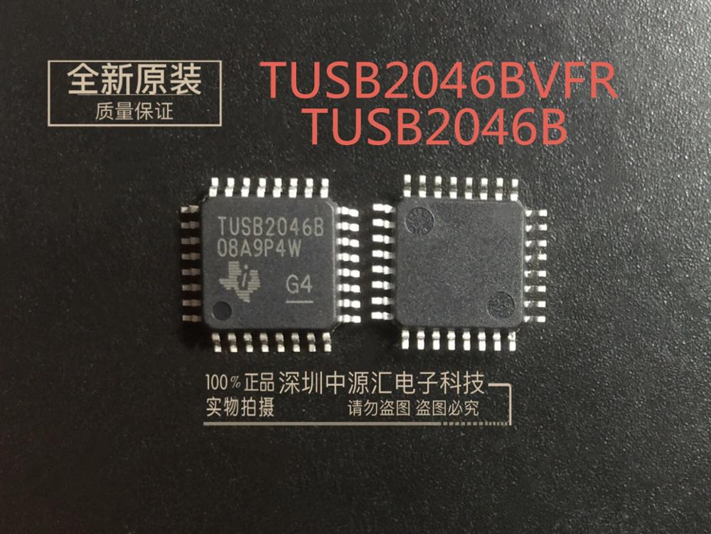 10pcs 100% new and orginal TUSB2046BVFR TUSB2046B QFP-32 4-PORT HUB FOR THE UNIVERSAL SERIAL BUS WITH OPTIONAL SERIAL in stock