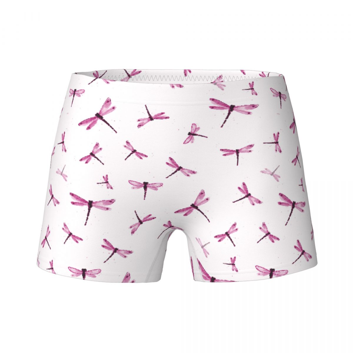Pink Dragonfly Insect Children's Girls Underwear Kids Cute Boxers Shorts Pure Cotton Teenagers Panties Underpants For 4-15Y