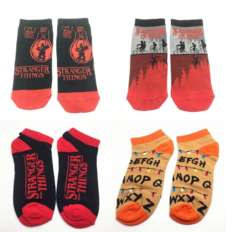 Men's Casual Cotton Anime Happy Sock Demon Slayer Kimetsu No Yaiba Blade of Ghost Socks For Women Girl Gift Cosplay