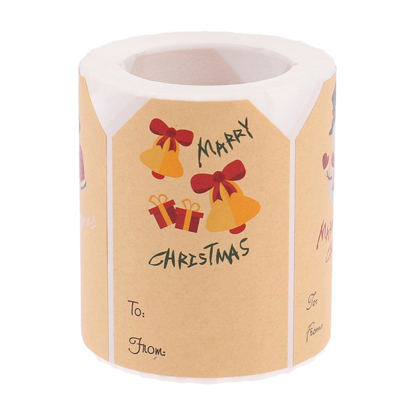 250Pcs Christmas Stickers Animals Snowman The Christmas tree Santa Claus Decorative Stickers Wrapping Gift Box Label Stickers