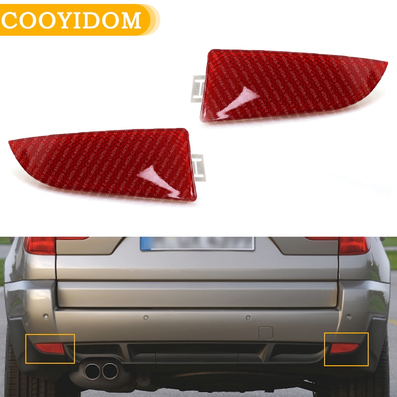 Car Rear Bumper fog light For BMW E83 X3 2007 2008 2009 2010 2011 Reflector Brake Light 63147162218 63147162217 car-styling