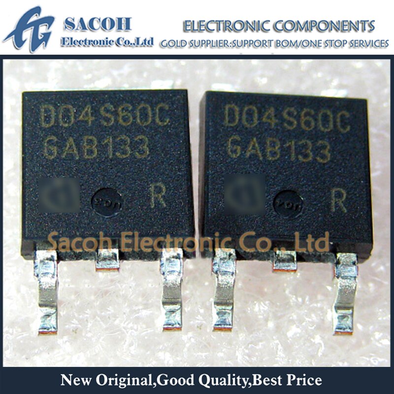 New Original 10PCS/Lot IDD04S60C D04S60C D04S60 TO-252 4A 600V SiC Silicon Carbide Schottky Diode