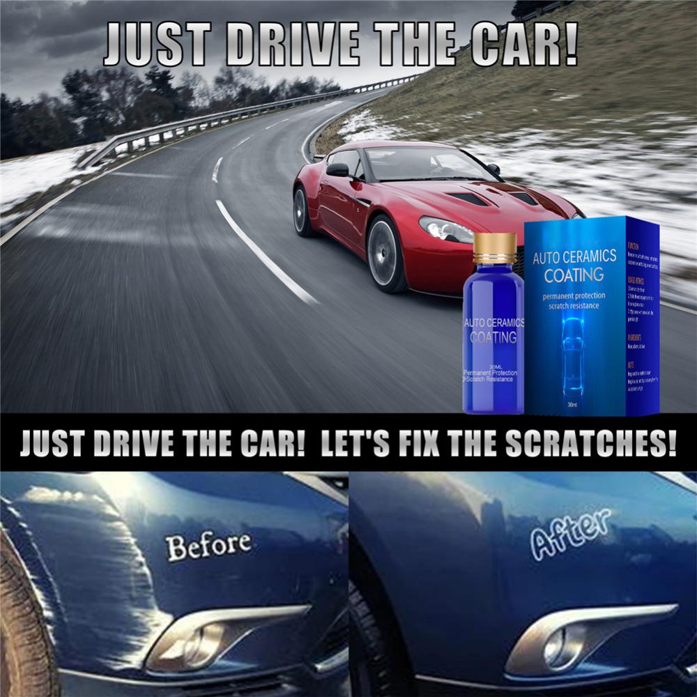 50ml/30ml Car Maintenance Car Repair Scratch Agent Paint Care Car Crystal Coating Liquid Coating Polishing Wax Automotive Film