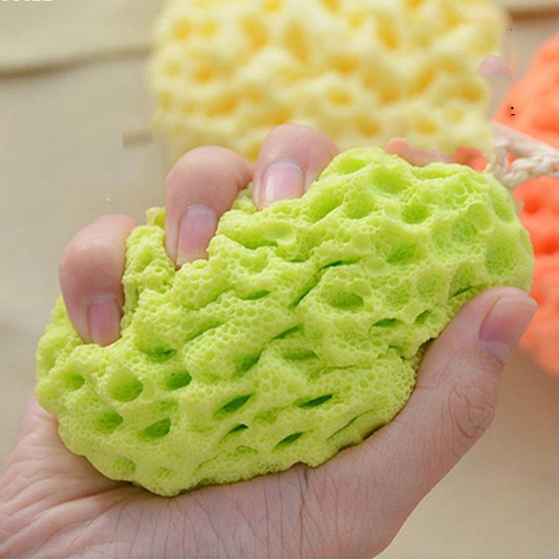 Hot Sale Baby Kids Bath Brushes Baby Shower Exfoliating Bath Sponge Massage Body Cleaning Scrubber Best Baby Bath Care