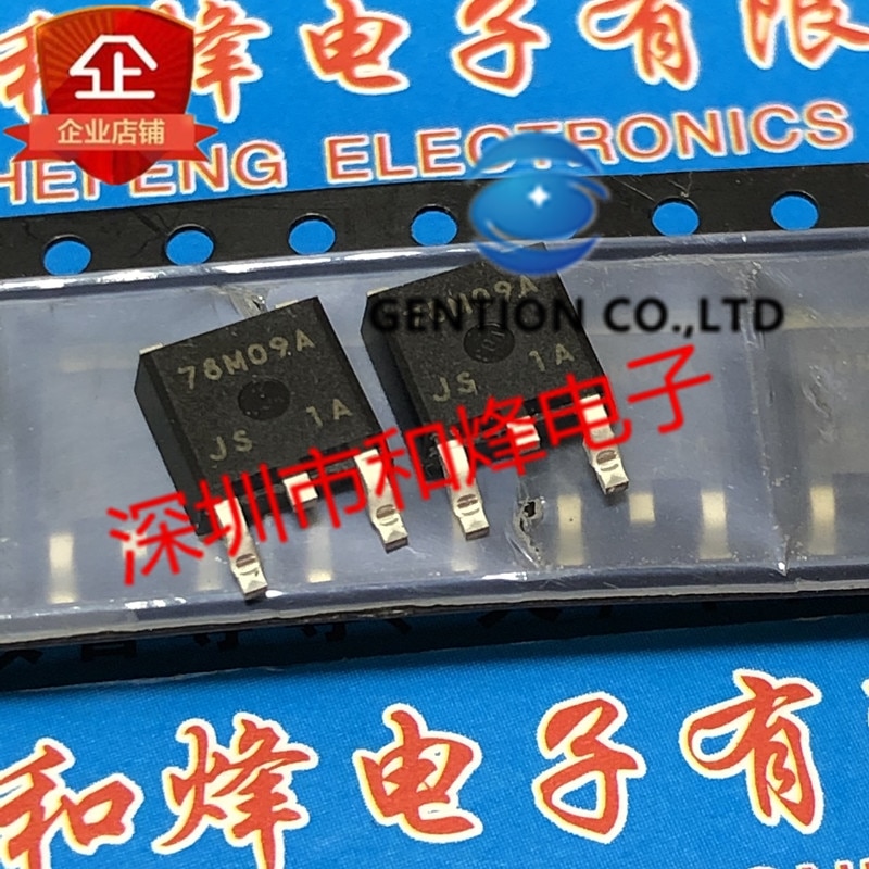 10PCS 78M09A KA78M09A TO-252 9V 0.5A in stock 100% new and original