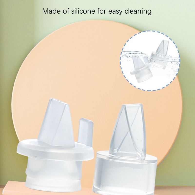 2PCS Duckbill Valve Breast Pump Parts Silicone Baby Feeding Nipple Pump Accessories