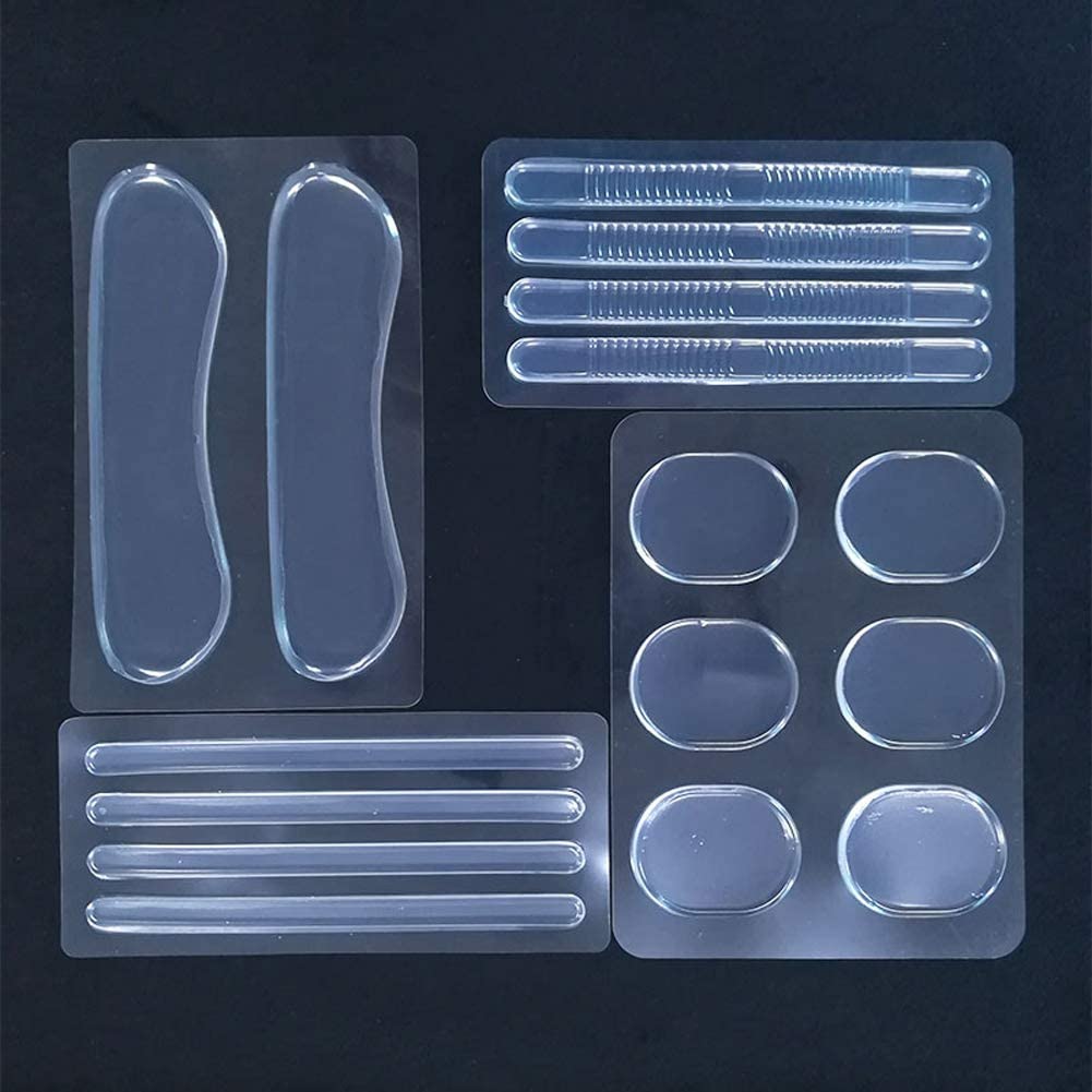 Clear Silicone High Heel Cushion Inserts Pad Heel Grips Anti Slip Sandals Strap Strips Foot Support Gel Shoe Sticker Feet Care