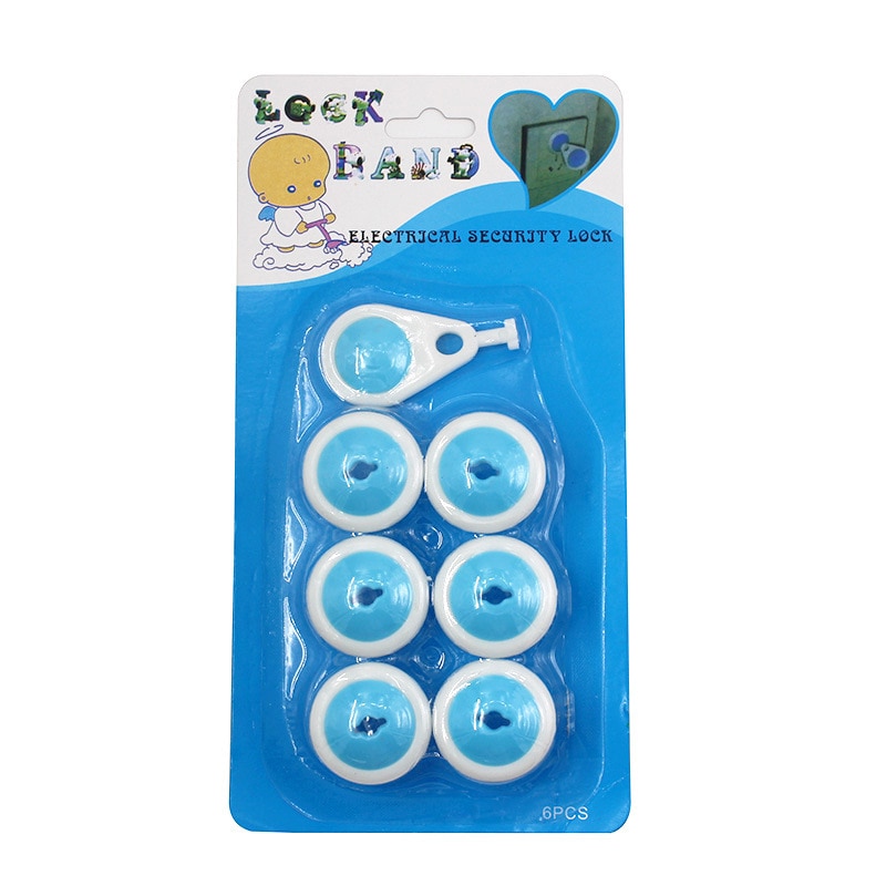 Round pin receptacle euro gauge 2 phase protective cover baby shock protection baby plug plug plug home