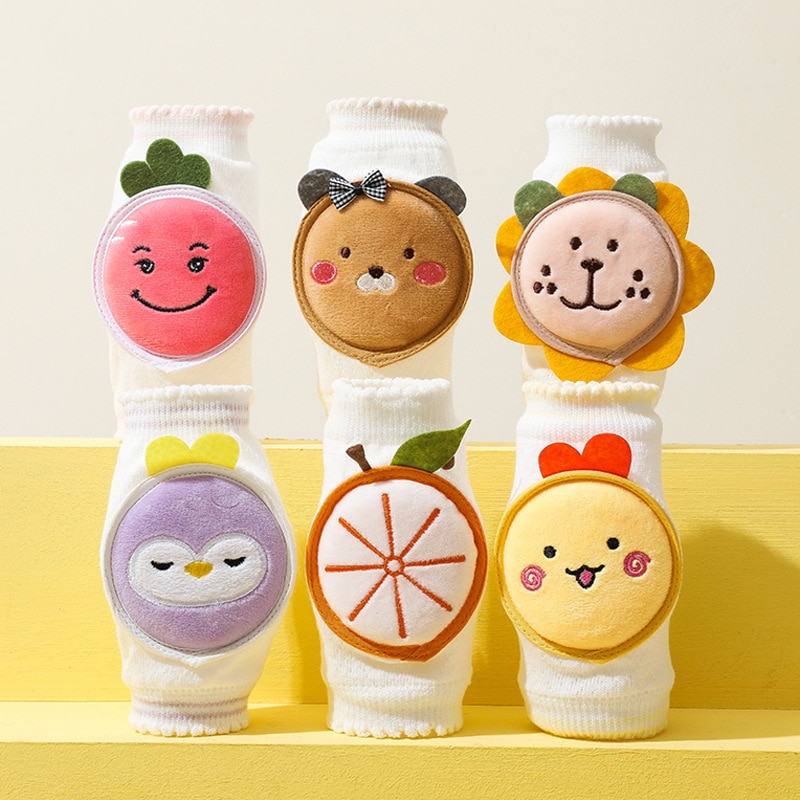 Baby Knee Pad Elbow Cushion Infants Toddlers Leg Warmer Kids Crawling Knee Protector Safety Kneepad Girls Boys Accessories 0-3Y
