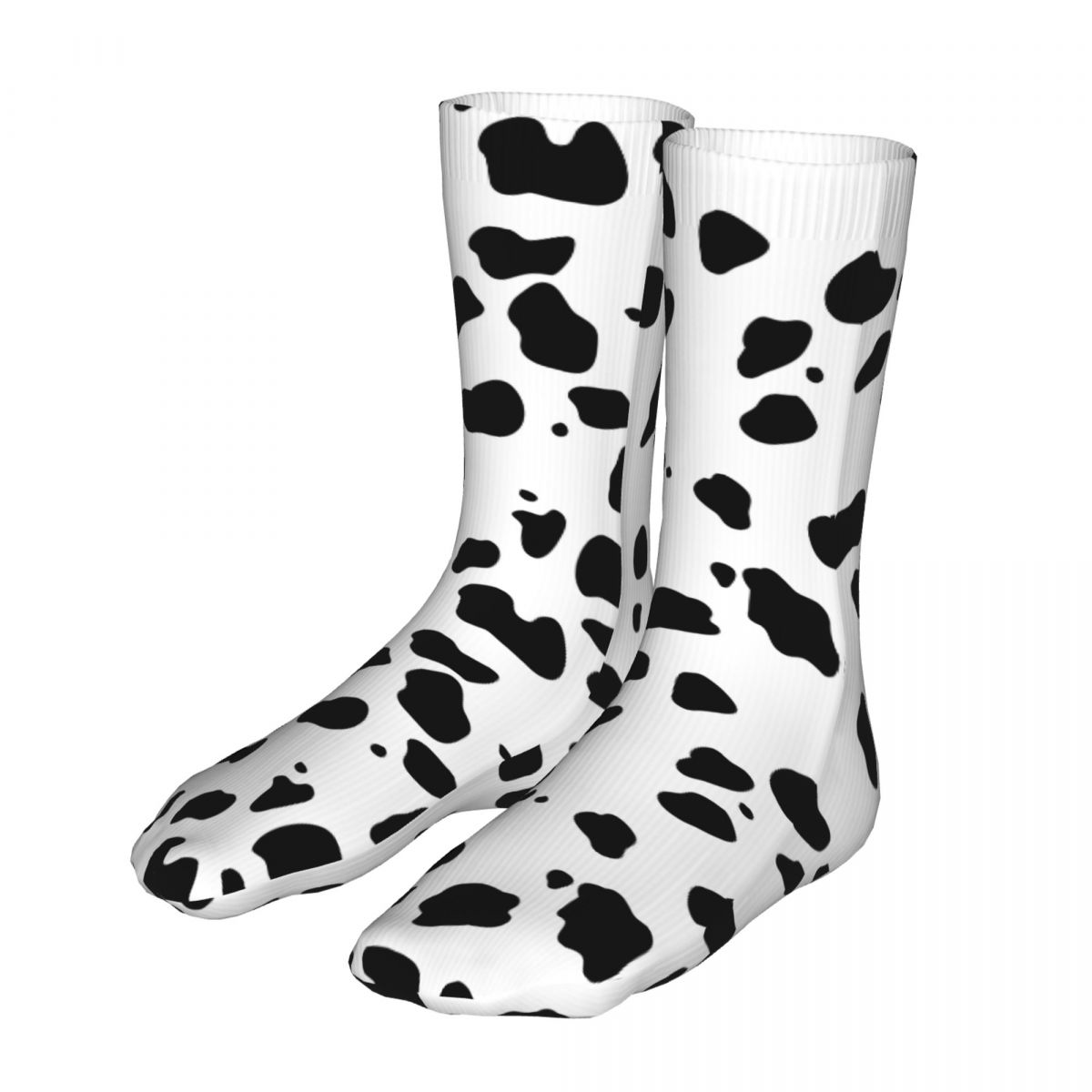 Harajuku Dalmatian Spots Animal Texture Women Socks 2022 Men Dog Lover Bike Socks