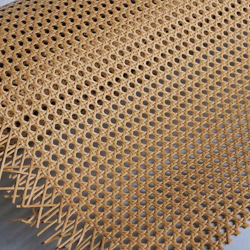 1-3.5 Meters Coffee Color Plastic Rattan Cane Webbing Roll Waterproof Furniture Repair Material Chair Table Cabinet Decor